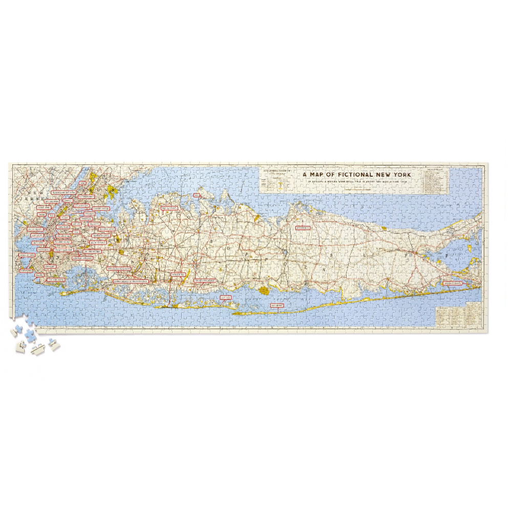 NYC Map Pussel 1000 bitar panorama